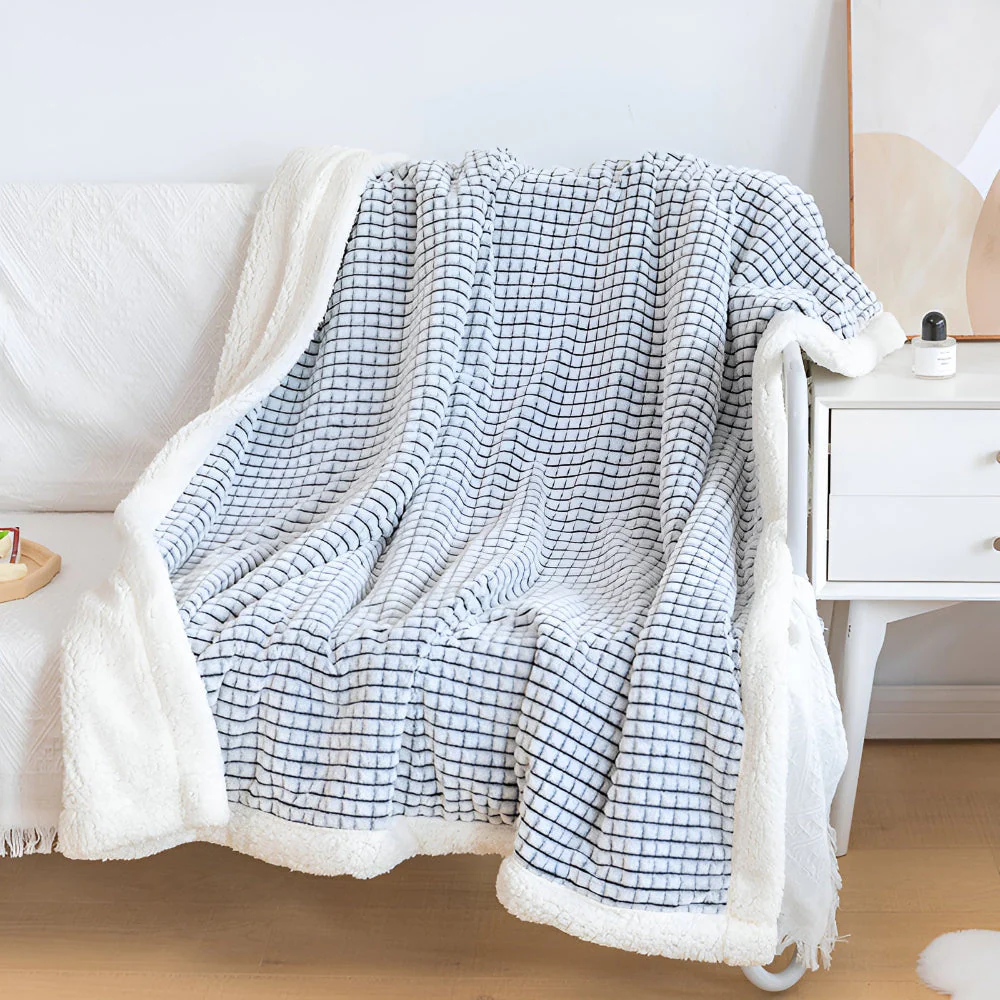 Warm Waffle Sherpa Blanket - Image 8