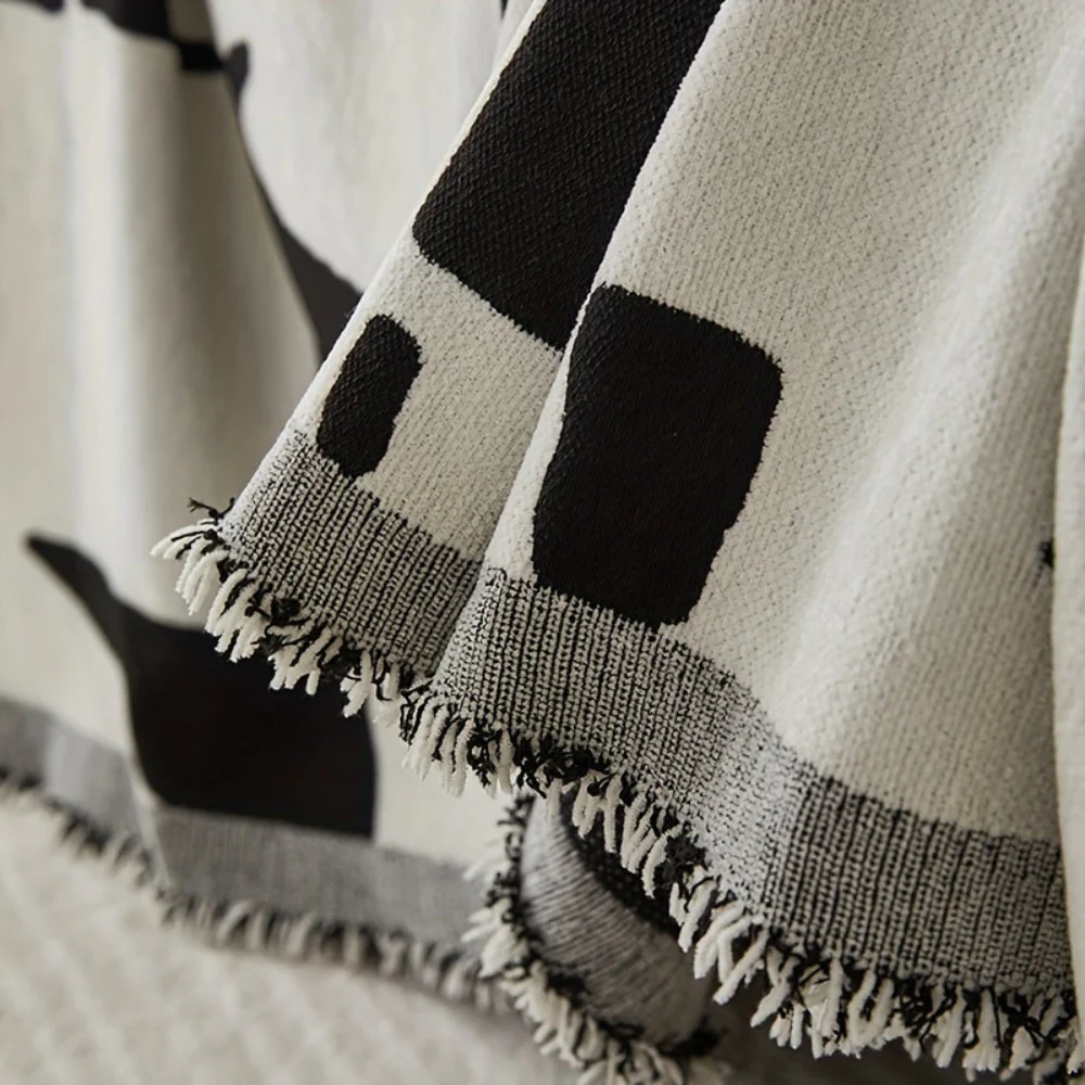 Wavy Stripe Boho Sofa Cover - Image 5