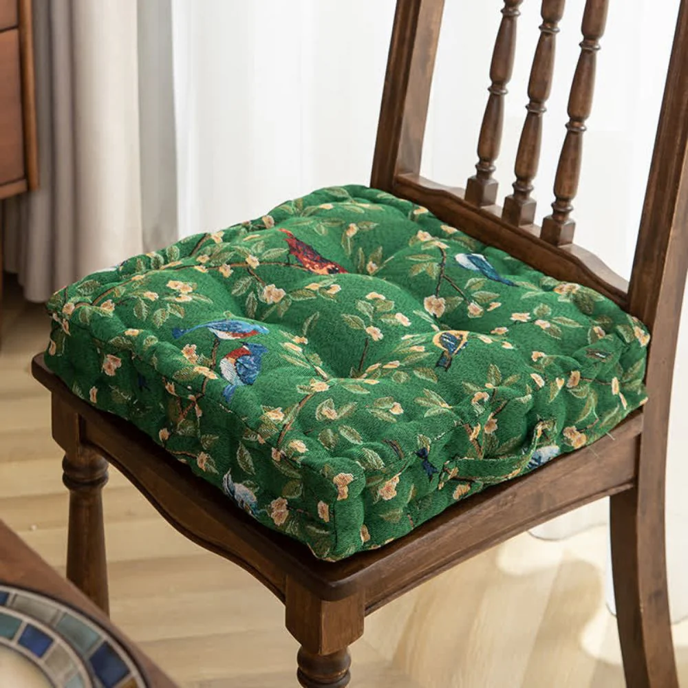 Whimsical Bird Leaf Cushion - Image 5