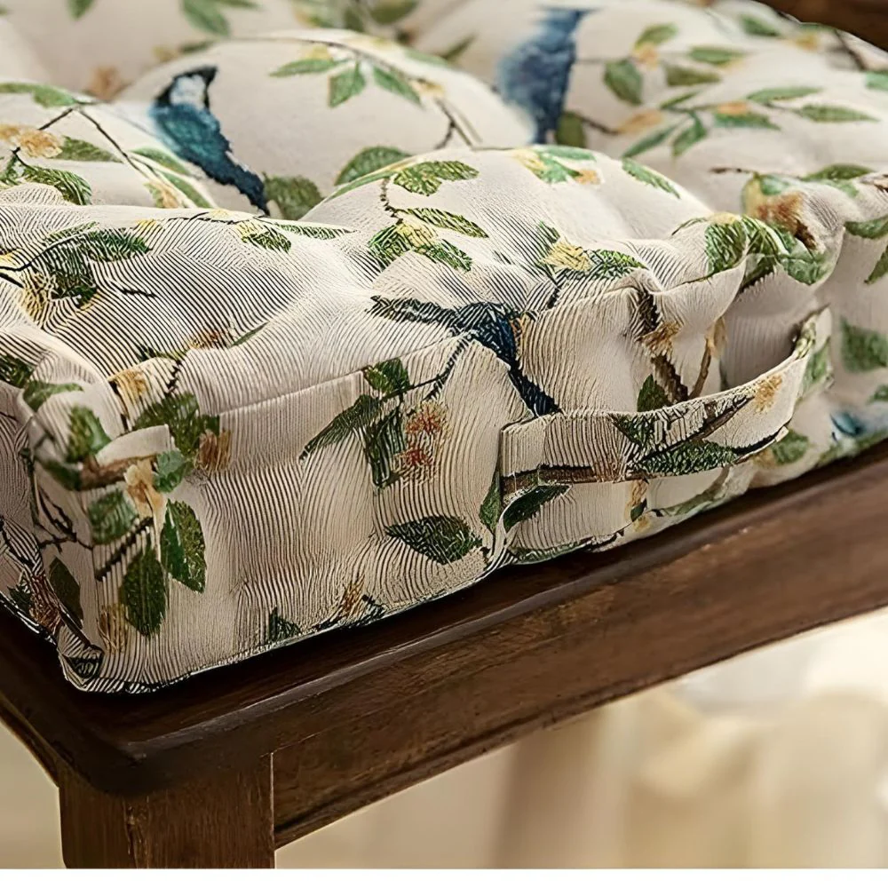 Whimsical Bird Leaf Cushion - Image 7