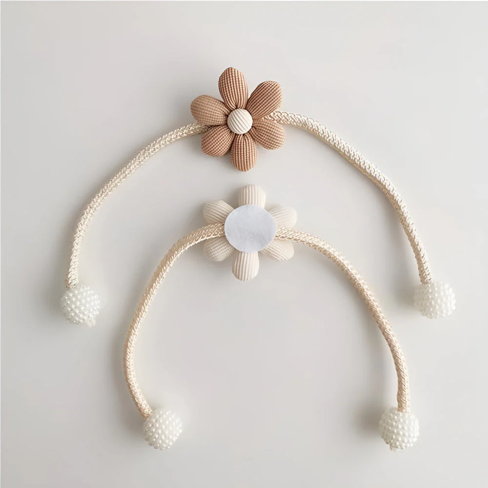Whimsical Flower Curtain Tie Back - Image 5