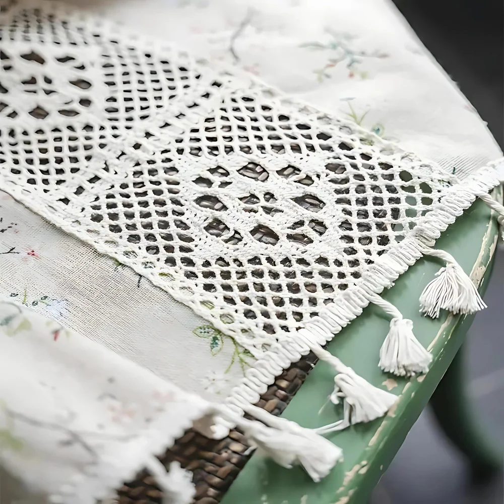 Whimsical Meadow Lace Curtain - Image 5