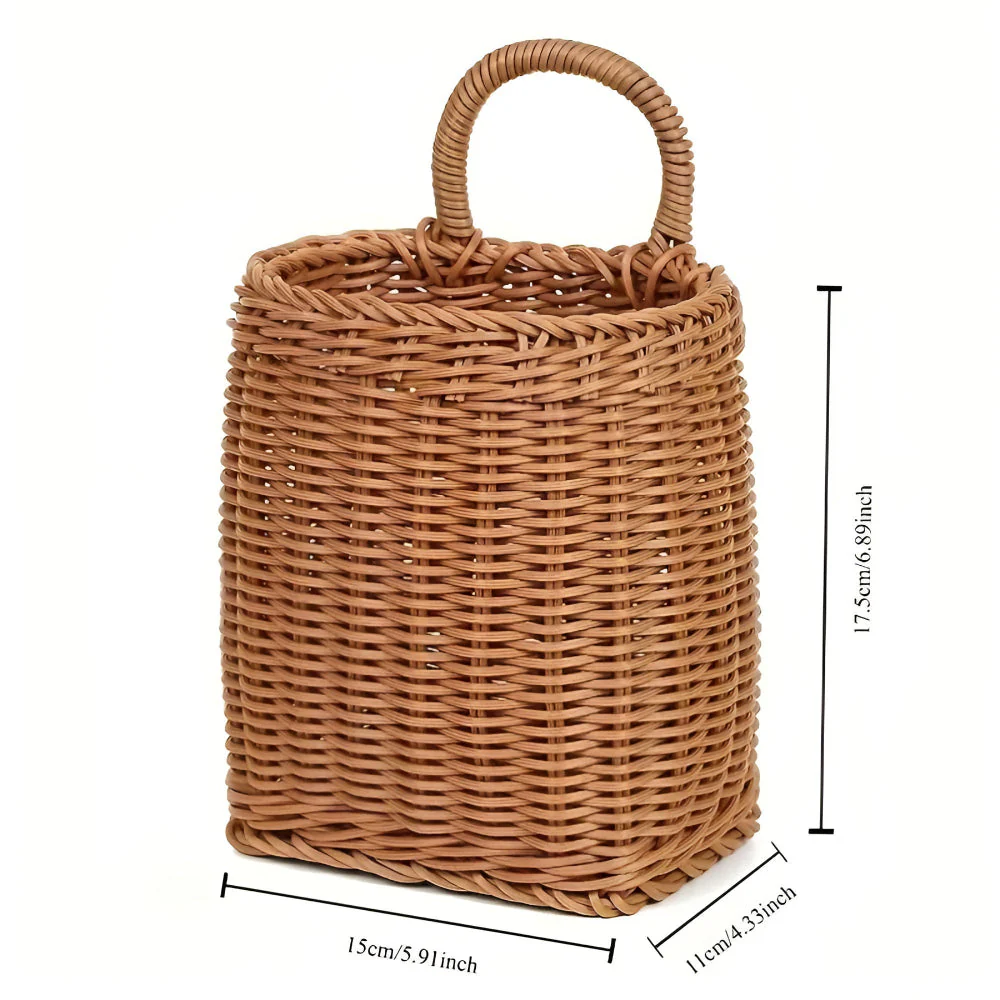 Willow Rattan Woven Storage Basket - Image 6