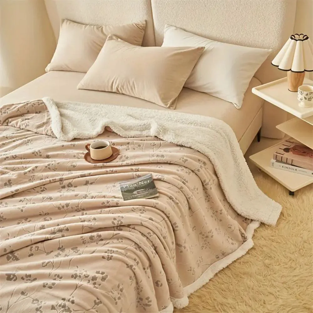 Winter Garden Plush Blanket - Image 4