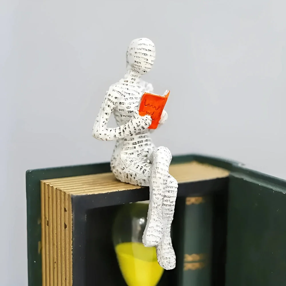 Woman Reading Shelf Decoration - Image 2