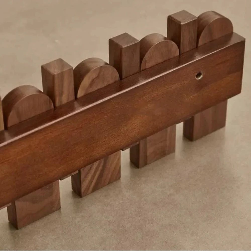 Piano Wooden Hook Wall Coat Rack - Image 6