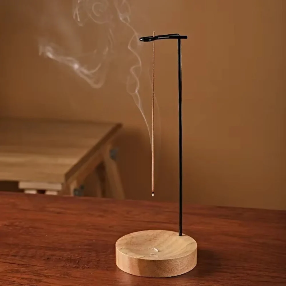 Wooden Incense Burner with Metal Holder - Image 10