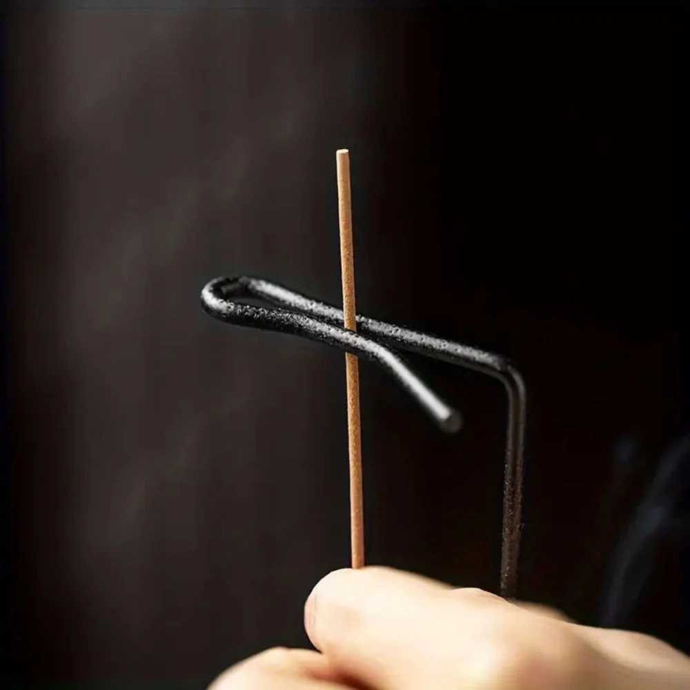 Wooden Incense Burner with Metal Holder - Image 12