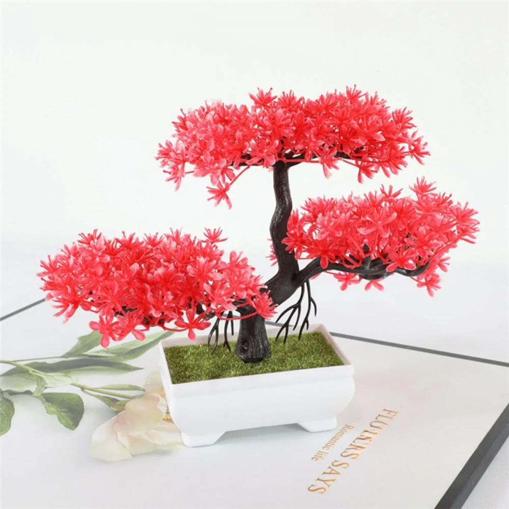 Yuriko Mini Artificial Bonsai Tree Desk Decor - Image 10
