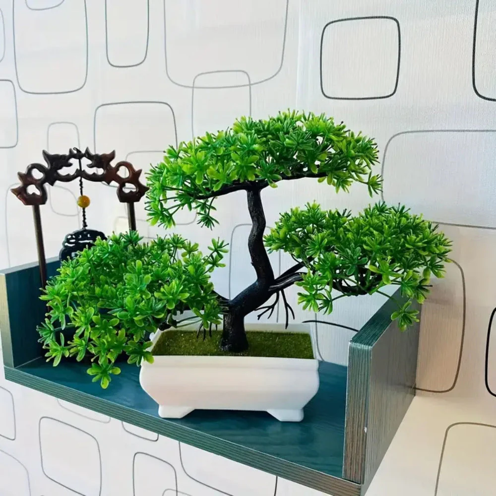 Yuriko Mini Artificial Bonsai Tree Desk Decor - Image 3