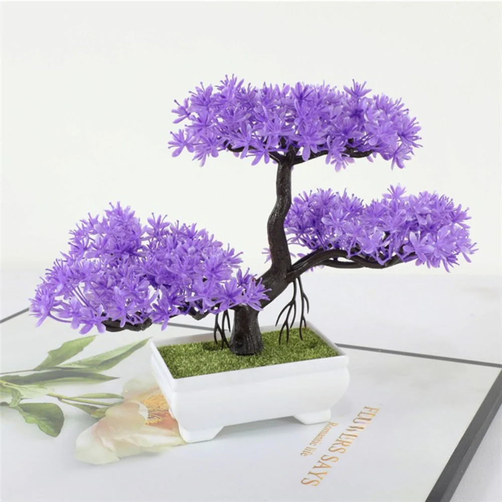 Yuriko Mini Artificial Bonsai Tree Desk Decor - Image 5