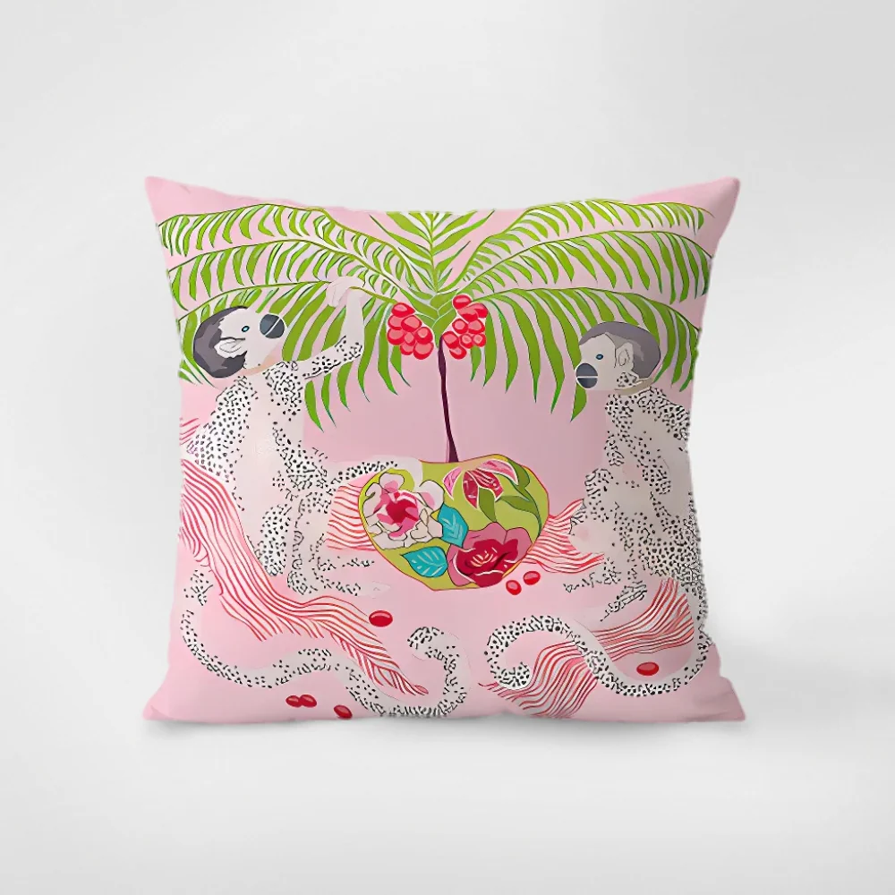 Zebra Tapestry Tassel Cushion Cover - Image 6