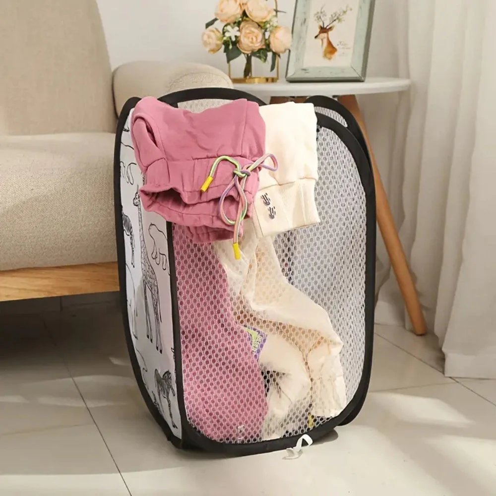 Zoola Animals Mesh Laundry Basket - Image 4
